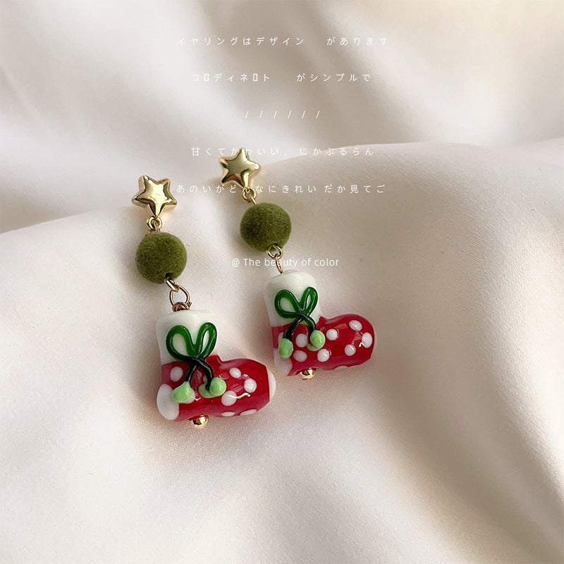 Stylishwe   クリスマス ソークスデザイン おしゃれ ピアス