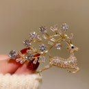 Stylishwe   クリスマス おしゃれ ヘラジカ ブローチ