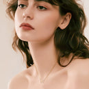 Stylishwe   可愛いバタフライデザイン イエローゴールド  ペンダント ネックレス