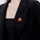 Stylishwe   クリスマス 手袋デザイン  ブローチ