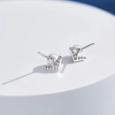 Stylishwe エレガント パール スターリングシルバー ピアス