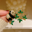 Stylishwe   超可愛い パンダデザイン  ブローチ