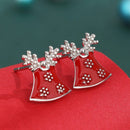 Stylishwe   クリスマス ベル デザイン スターリングシルバー ピアス