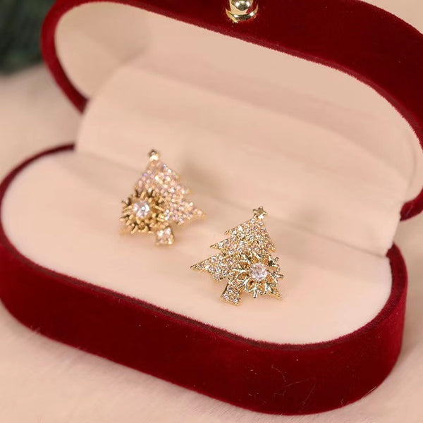 Stylishwe   クリスマスツリー おしゃれ 回転ピアス