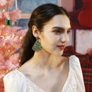 Stylishwe   クリスマスツリー  デザイン ボヘミアン風 ピアス