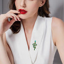 Stylishwe   クリスマス クラシック スネーク ブローチ