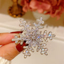 Stylishwe   クリスマス 超可愛い スノー  ブローチ