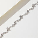 Stylishwe バラデザイン スターリングシルバー レディースブレスレット