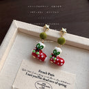 Stylishwe   クリスマス ソークスデザイン おしゃれ ピアス