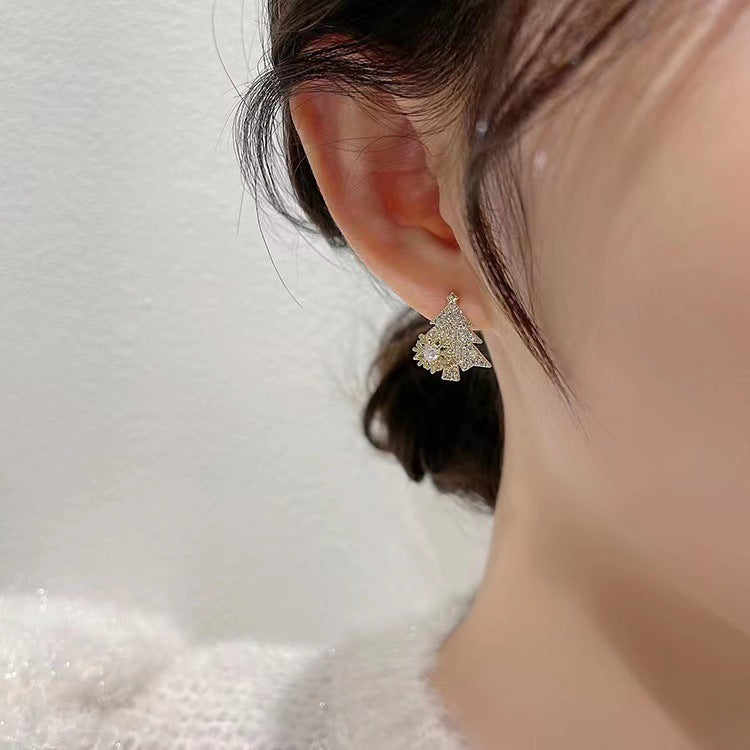 Stylishwe   クリスマスツリー おしゃれ 回転ピアス