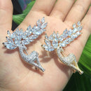 Stylishwe   クリスマス 可愛い  ヘラジカ ブローチ 合わせやすい