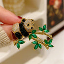 Stylishwe   超可愛い パンダデザイン  ブローチ