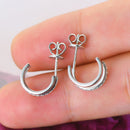 Stylishwe  おしゃれ モアサナイト スタッド ピアス