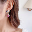 Stylishwe   クリスマス スノーとブーツデザイン ピアス3色選択可