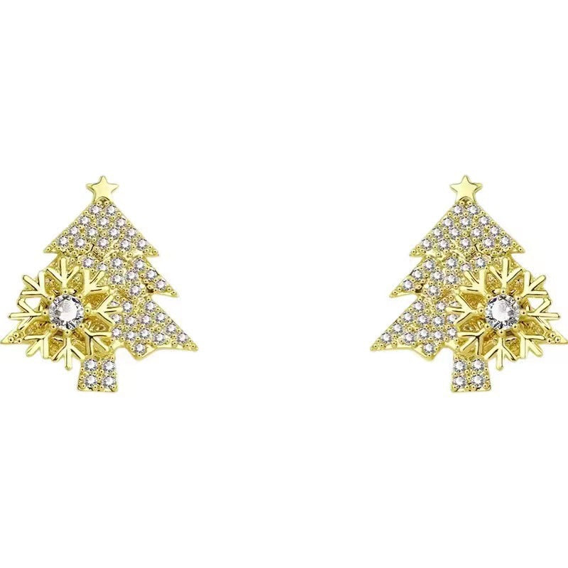 Stylishwe   クリスマスツリー おしゃれ 回転ピアス