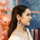 Stylishwe   クリスマス スノーマン  デザイン可愛い ピアス