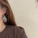 Stylishwe   クリスマスツリー リボン ソックス ピアス４色選択可