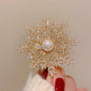 Stylishwe   クリスマス 超可愛い パール ブローチ