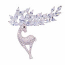 Stylishwe   クリスマス 可愛い  ヘラジカ ブローチ 合わせやすい