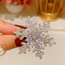 Stylishwe   クリスマス 超可愛い スノー  ブローチ
