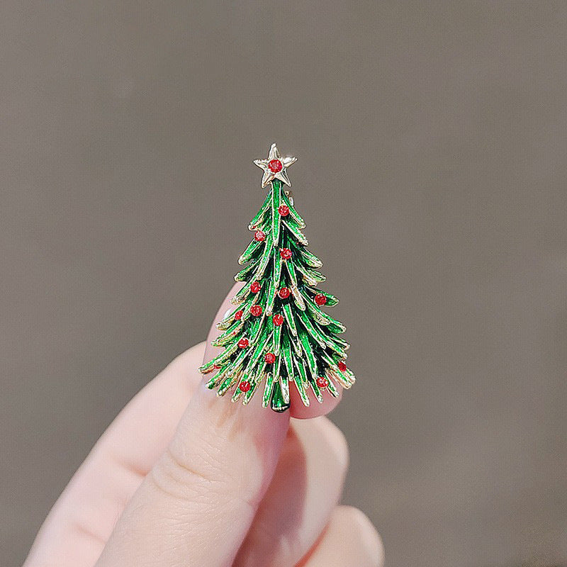 Stylishwe   クリスマスツリー デザイン プレゼント ブローチ