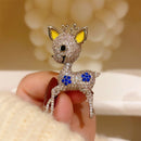 Stylishwe   クリスマス 可愛い  ヘラジカ ブローチ 2色選択可