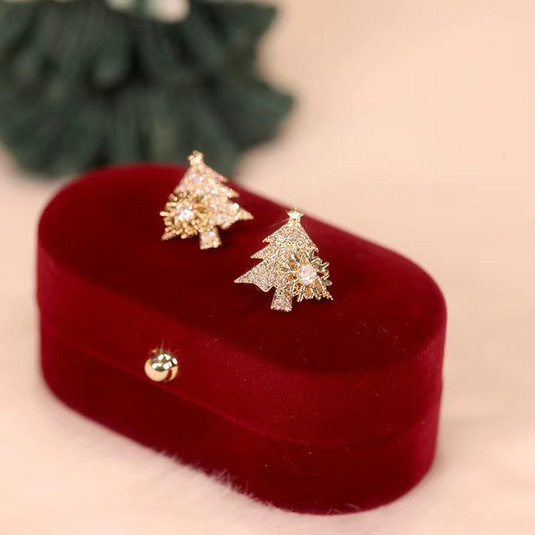 Stylishwe   クリスマスツリー おしゃれ 回転ピアス