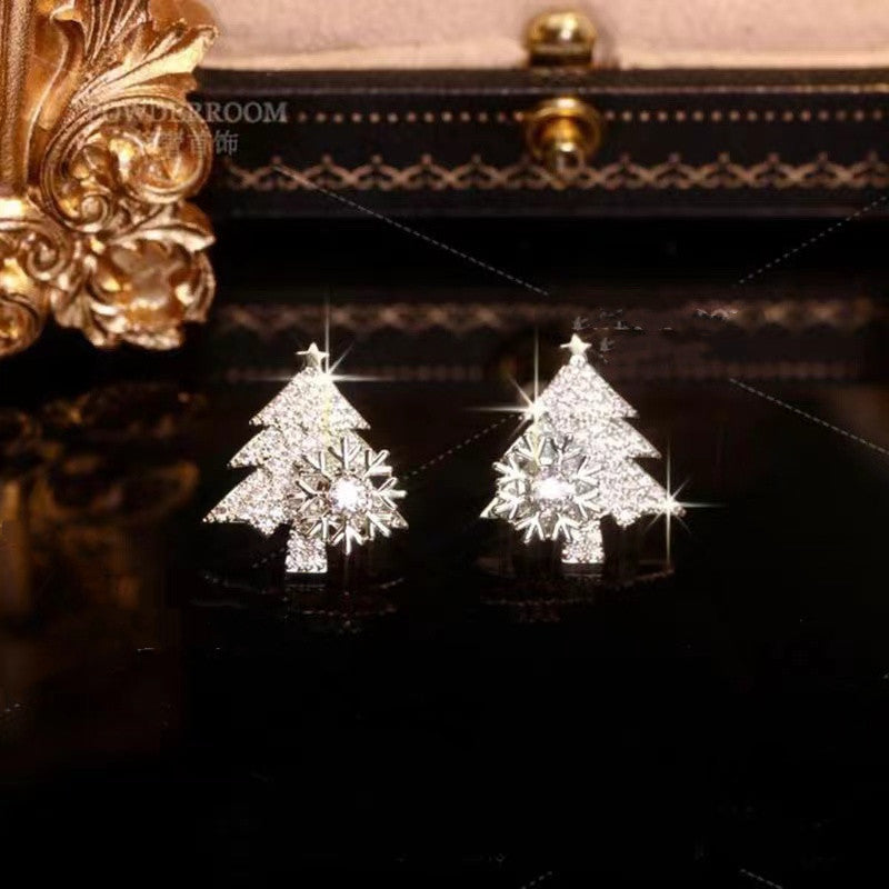 Stylishwe   クリスマスツリー おしゃれ 回転ピアス