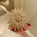 Stylishwe   クリスマス 超豪華 お花 ブローチ 大人気