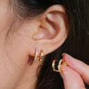 Stylishwe  おしゃれ モアサナイト スタッド ピアス