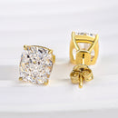 Stylishwe 2.0 carat cushion cut stud earrings