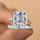 Stylishwe  4.5カラット ユニック アッシャーカット ホワイトゴールド 婚約指輪