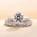 Stylishwe 2.0 carat round cut set ring 