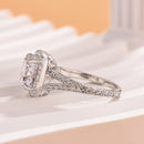 Stylishwe  3.5ラット華奢クッションカット ホワイトゴールド 婚約指輪