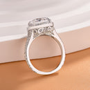 Stylishwe  3.5ラット華奢クッションカット ホワイトゴールド 婚約指輪