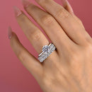 Stylishwe Classic 2.0 Carat Round Cut Ring Set 