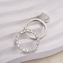 Stylishwe 2.5カラット ラウンドカット セットリング