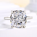 Stylishwe  6.5カラット ホワイトゴールド クッションカット 婚約指輪