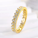 Stylishwe  1.3カラット イエローゴールド ラウンドカット  エタニティリング