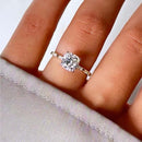 Stylishwe  2.5カラット  イエローゴールド クッションカット 婚約指輪