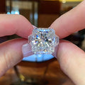 Stylishwe  12.0カラット ゴージャスホワイトゴールド ラディアントカット  婚約指輪