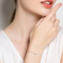 Stylishwe  1.0カラットラウンドカット モアサナイト ブレスレット