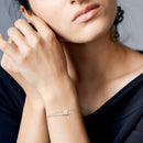 Stylishwe  1.0カラットラウンドカット モアサナイト ブレスレット