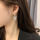 Stylishwe 0.8 carat gorgeous sterling silver drop earrings 