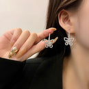 Stylishwe 0.8 carat gorgeous sterling silver drop earrings 