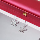 Stylishwe 0.8 carat gorgeous sterling silver drop earrings 