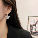 Stylishwe 0.8 carat gorgeous sterling silver drop earrings 