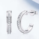 Stylishwe 0.25カラット ラウンドカット モアサナイト スタッド ピアス