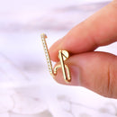 Stylishwe  0.1カラット モアサナイト スタッド ピアス