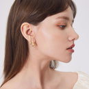 Stylishwe  0.1カラット モアサナイト スタッド ピアス